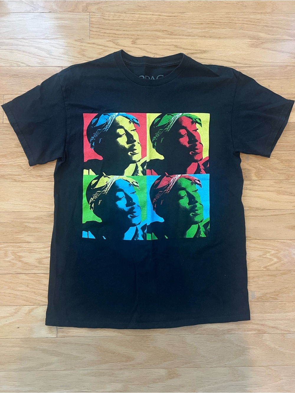 NWOT Officially Licensed Tupac (2Pac) Andy Warhol-style Pop Art Graphic Tee